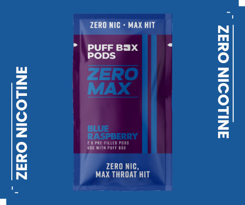 Zero Max - Blue Raspberry Nicotine Free Vape