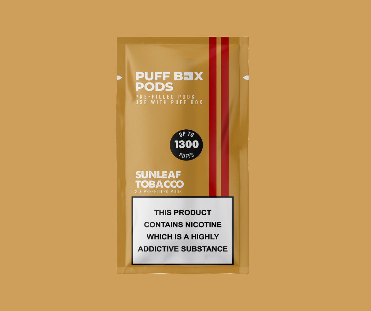 Puff Box Refill - Twin Pack - Sunleaf Tobacco