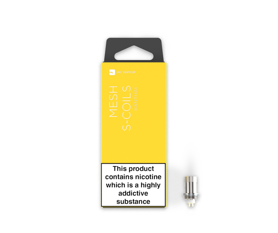 S-Coil Mesh (MTL / RDL) - 0.8Ohm (4 Pack)