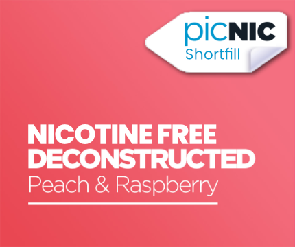 Peach & Raspberry Nicotine Free Vape Juice