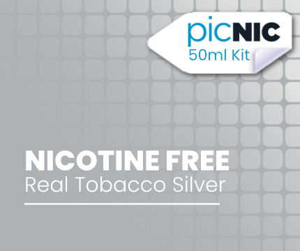 Real Tobacco Silver Nicotine Free 50ml Vape Juice