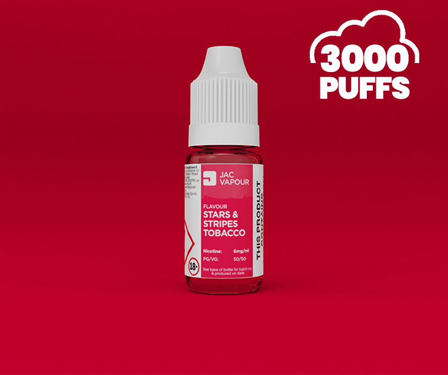 Stars and Stripes Tobacco E Liquid Blend 22