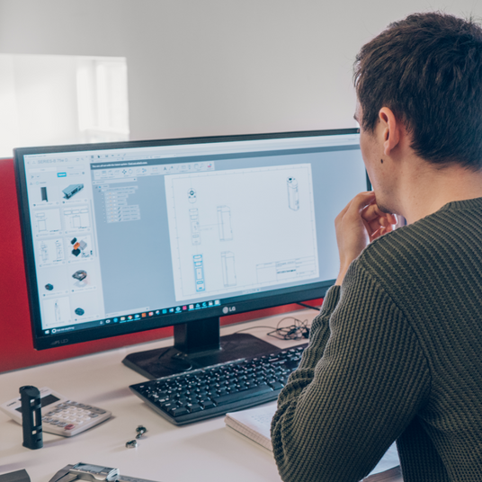 JAC Vapour product designer at work