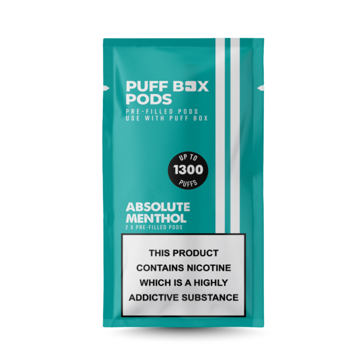 Puff Box Refill 20mg - Twin Pack - Absolute Menthol