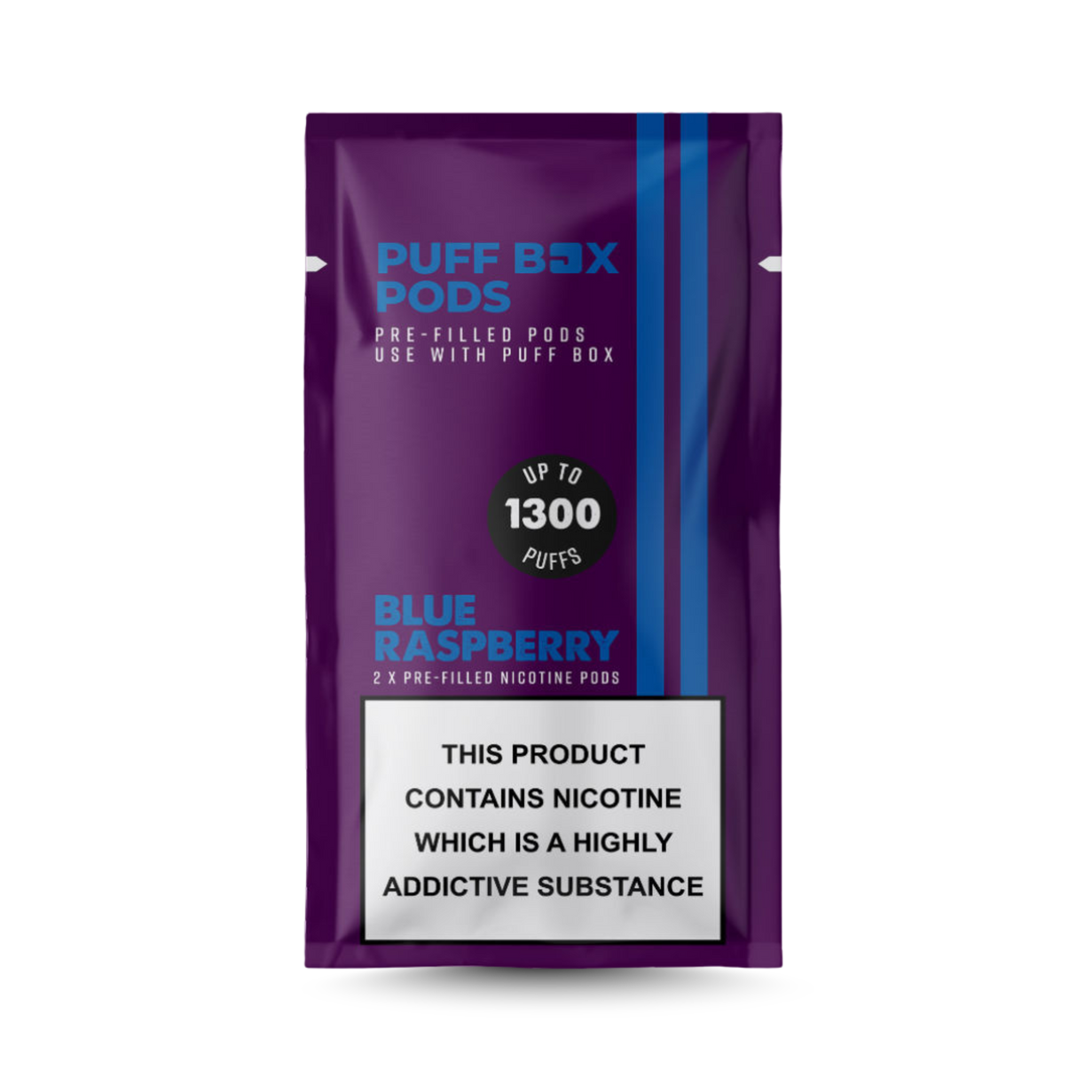 Puff Box Refill 20mg - Twin Pack - Blue Raspberry