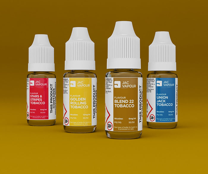 UK Made E-Liquid by JAC Vapour UK Made E-Liquid by JAC Vapour
