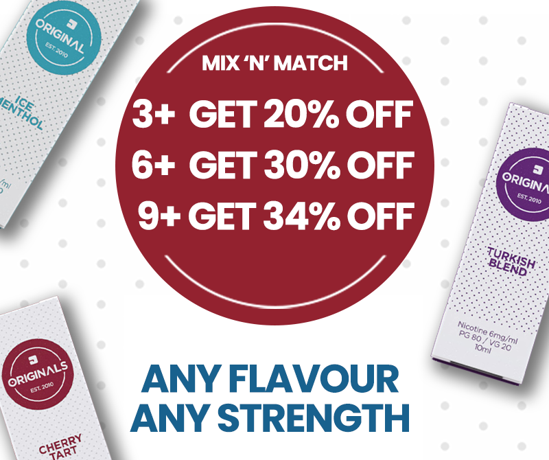 JAC Originals - British Blend Tobacco E Liquid | E Liquids