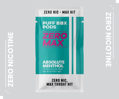 Zero Max - Absolute Menthol Nicotine Free Vape