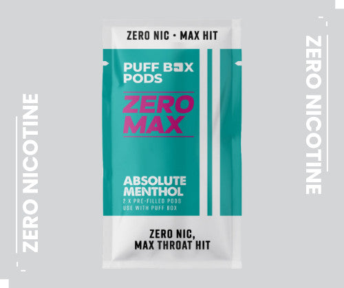 Absolute Menthol | ZERO MAX Refill | Nicotine Free JAC Vapour Absolute Menthol | ZERO MAX Refill | Nicotine Free JAC Vapour