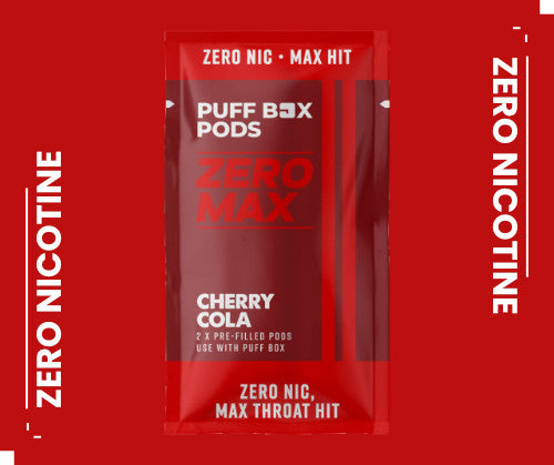 Cherry Cola | ZERO MAX Refill | Nicotine Free  JAC Vapour