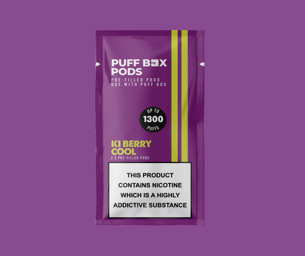 Puff Box Refill - Twin Pack - Ki Berry Cool