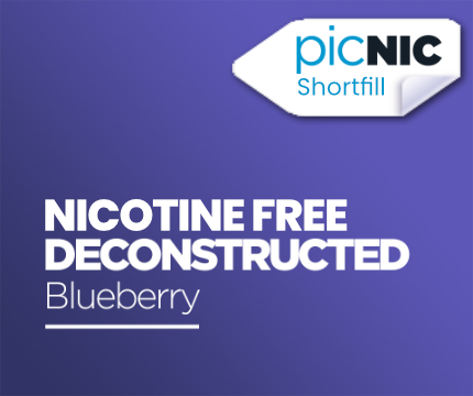 Nicotine Free Blueberry Shortfill