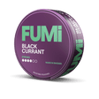 Packaging of FUMi blackcurrant nicotine pouches