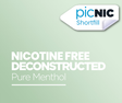Pure Menthol Nicotine Free Vape Juice