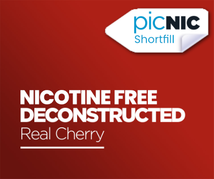 Real Cherry Nicotine Free Vape Juice Shortfill