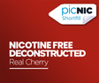 Real Cherry Nicotine Free Vape Juice Shortfill