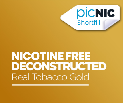 Real Tobacco Gold Nicotine Free Vape Juice