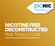 Real Tobacco Gold Nicotine Free Vape Juice