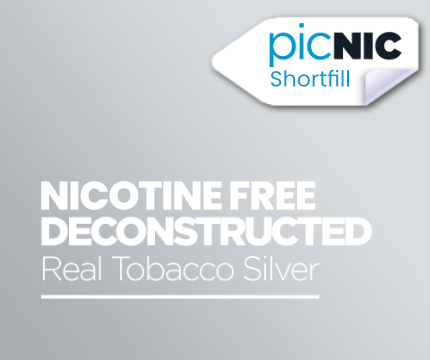 Real Tobacco Silver Nicotine Free Vape Juice