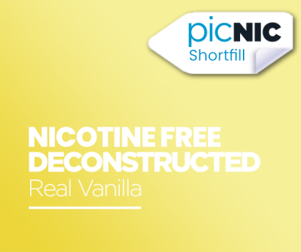 Real Vanilla Nicotine Free Vape Juice