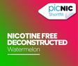 Watermelon Nicotine Free Shortfill E-Liquid