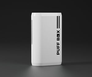 Puff Box prefilled pod vape device in white colour