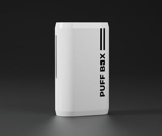 Puff Box prefilled pod vape device in white colour