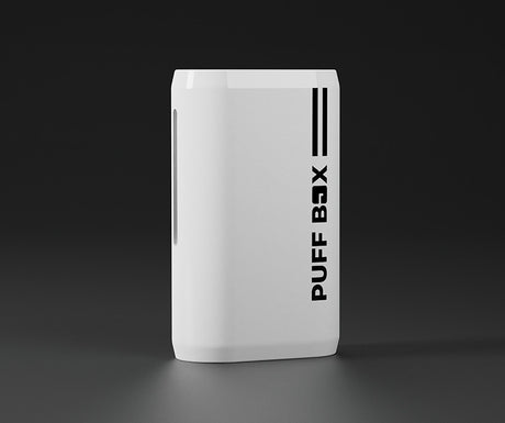 Puff Box prefilled pod vape device in white colour