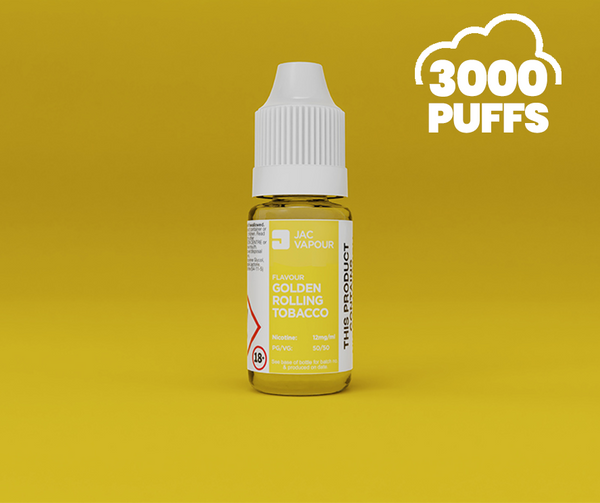 Golden Rolling Tobacco | E Liquid | JAC Vapour Golden Rolling Tobacco | E Liquid | JAC Vapour