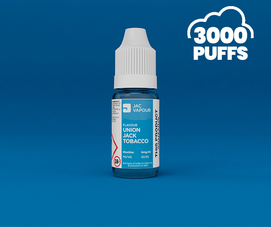 Union Jack Tobacco | E Liquid | JAC Vapour
