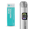 Silver ARX 1 Pro pod vape kit and Pure Menthol nicotine free e-liquid