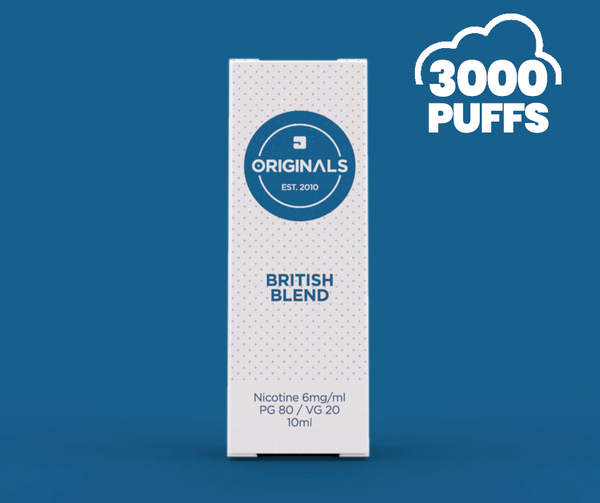 JAC Originals - British Blend Tobacco E Liquid | E Liquids | JAC Vapour