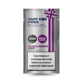 Puff Box Refill 20mg - Twin Pack - Blackcurrant Juice