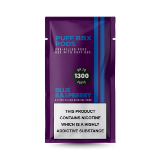 Puff Box Refill 20mg - Twin Pack - Blue Raspberry
