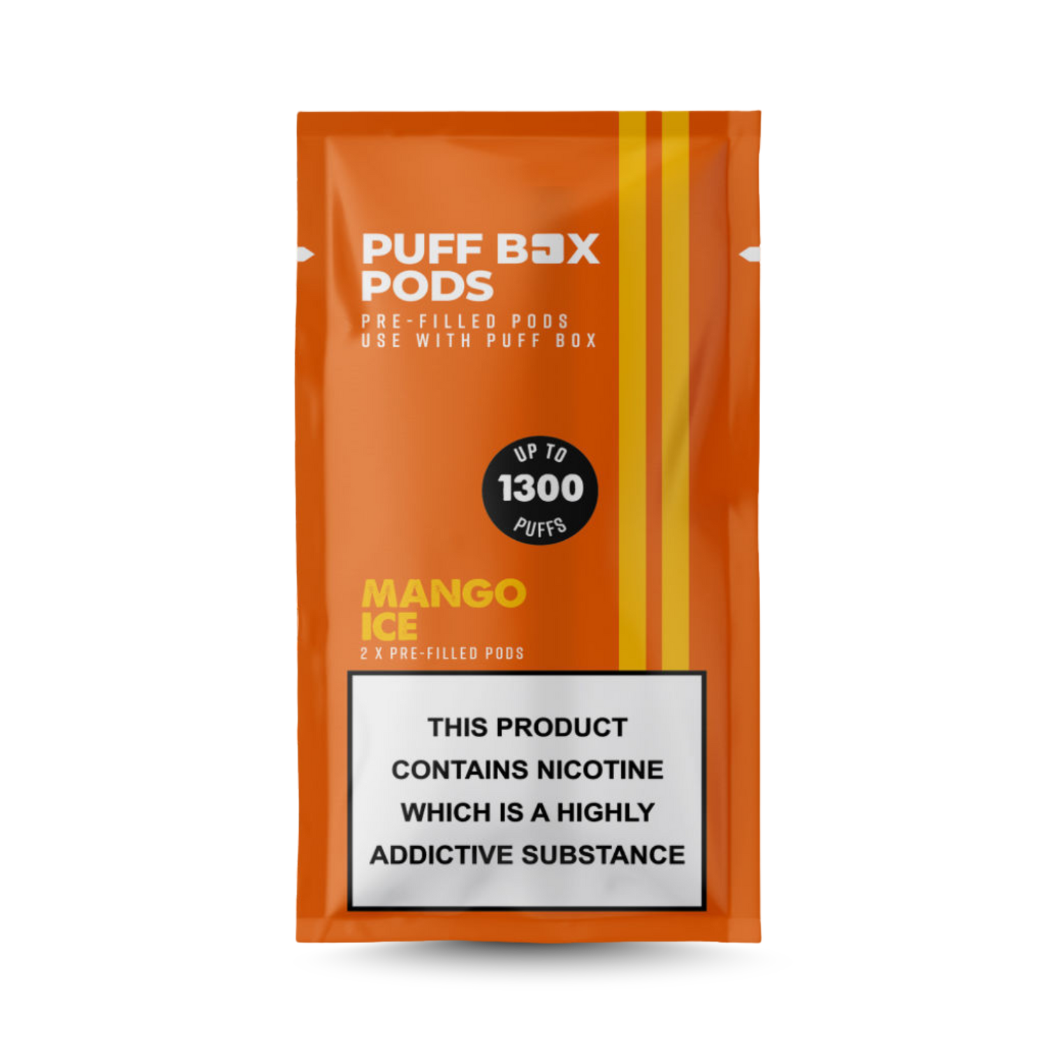 Puff Box Refill 20mg - Twin Pack - Mango Ice