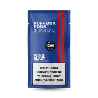 Puff Box Refill 20mg - Twin Pack - Wings Blast