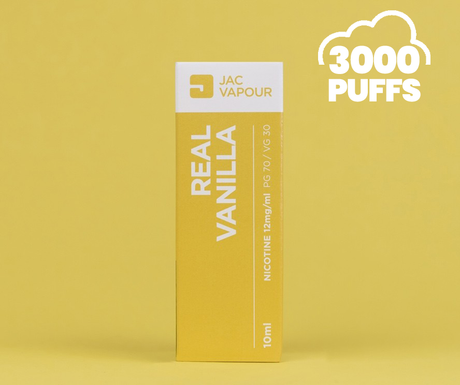 Real Vanilla E Liquid Premium 3000 Puffs