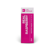 A 10ml Real Raspberry PG 30 VG 70 e-liquid, featuring a vibrant magenta pink and white packaging design with bold white text.

