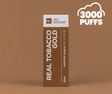 Real Tobacco Gold Premium E Liquid 3000 Puffs