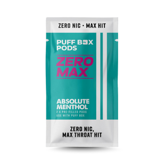 ZERO MAX Refill 0mg - Twin Pack - Absolute Menthol