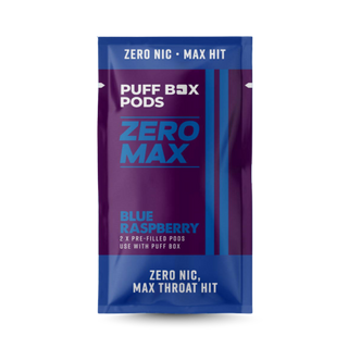 ZERO MAX Refill 0mg - Twin Pack - Blue Raspberry
