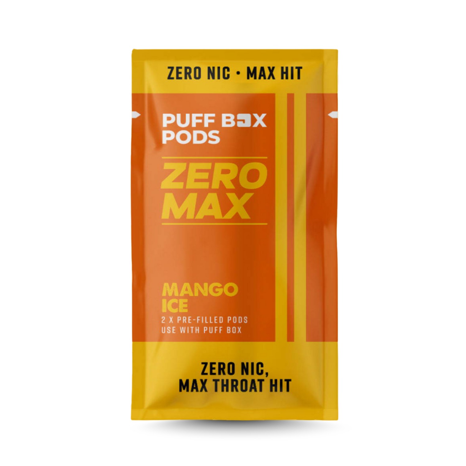 Puff Box Pods Zero Max Mango Ice packaging