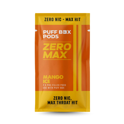 Puff Box Pods Zero Max Mango Ice packaging