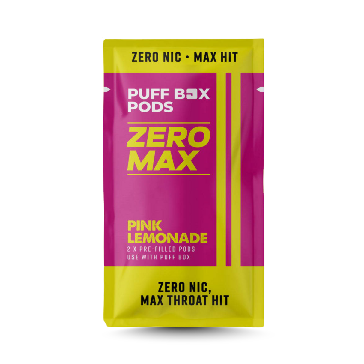 Twin pack of Pink Lemonade ZERO MAX pods