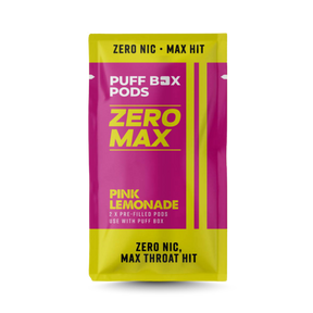 Twin pack of Pink Lemonade ZERO MAX pods